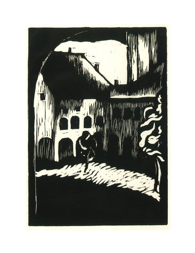 Entrance to Lamutovo Exhibition by Joze Gorjup